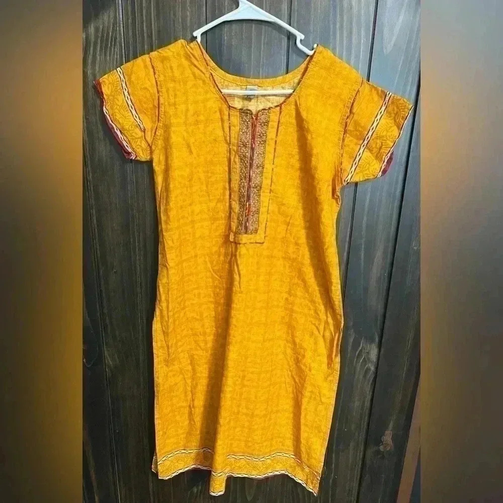 Marigold Tunic/Kurta. Size: XL - Picture 5 of 8